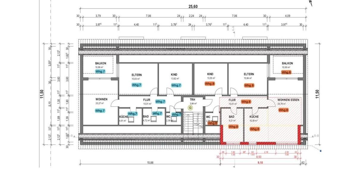 Dachgeschoßwohnung Dornstadt - 3.5 Zimmer, 92 m&sup2;, 399.000&euro; | Angebot:26824178