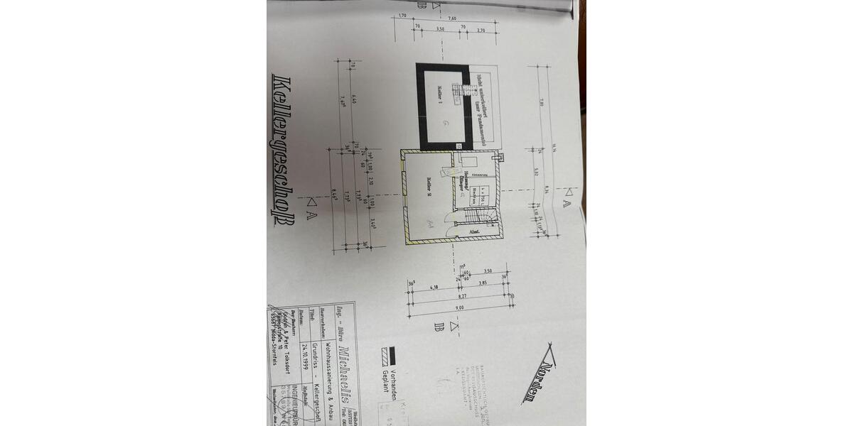 Untergeschosswohnung 1 Person 1 zimmer