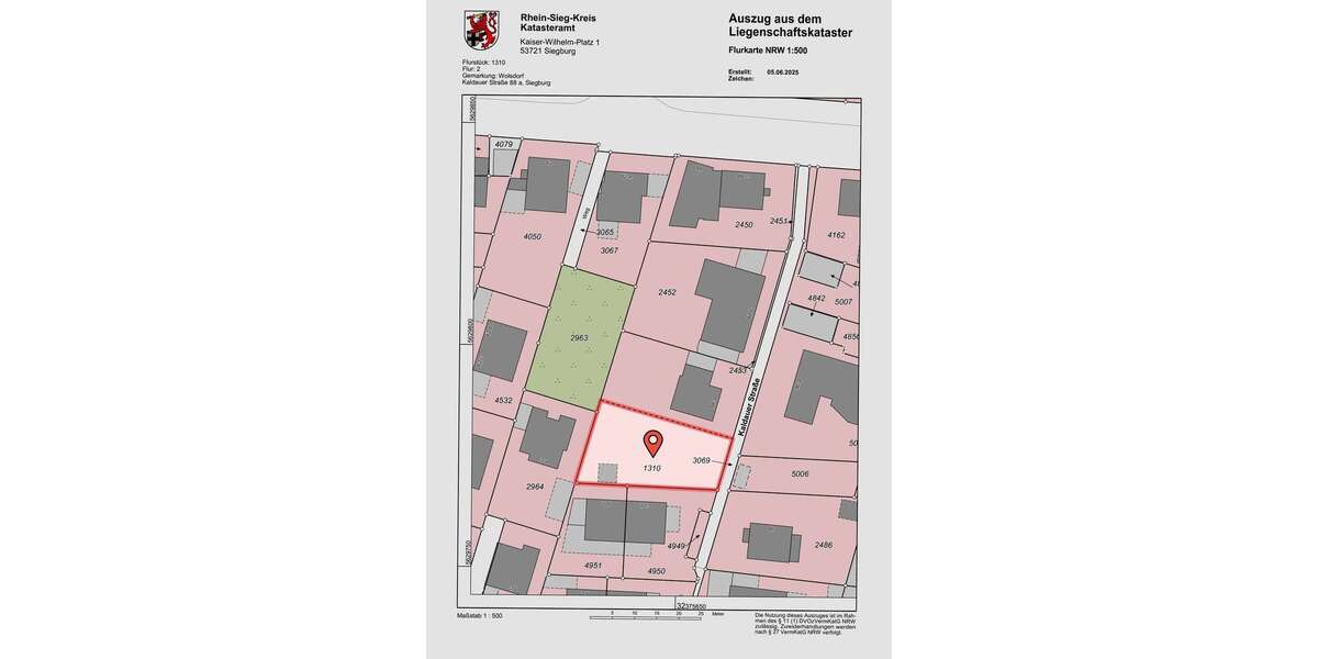 Grundstück Siegburg Stallberg - 349.000&euro; | Angebot:26299813