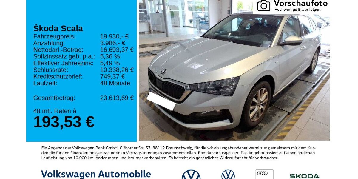 Skoda Scala 37.005 km 19.930 &euro; Leipzig 04277