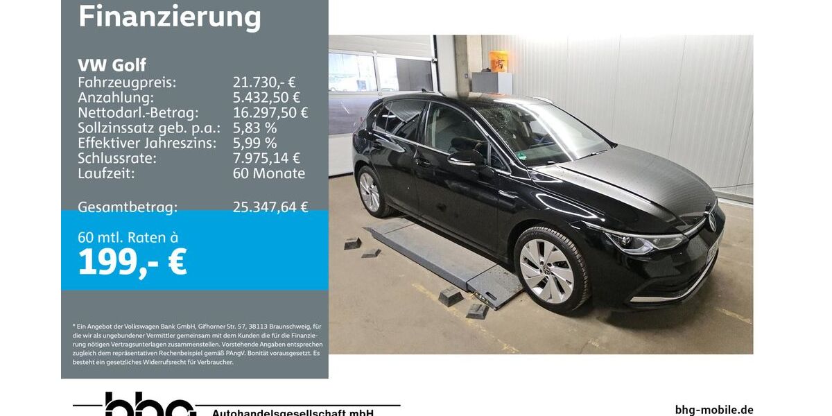 VW Golf 19.629 km 21.730 &euro; Durmersheim 76448