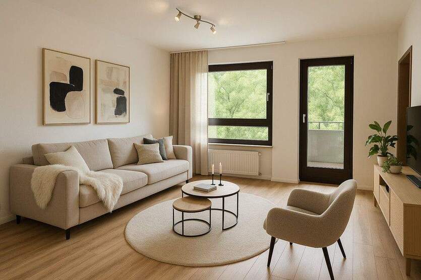 Toplage in Tübingen! Charmante, 3-Zimmer-Wohnung mit Loggia INKLUSIVE TG-STELLPLATZ! 3 zimmer