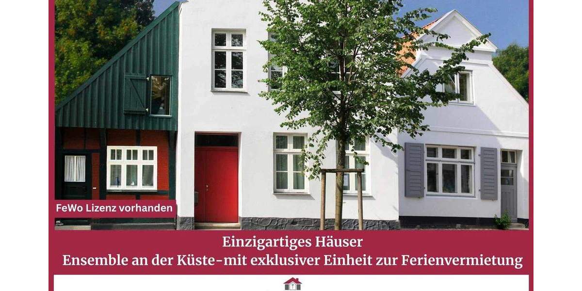 Einzigartiges Häuser - Ensemble an der Küste-mit exklusiver Einheit zur Ferienvermietung 1 zimmer