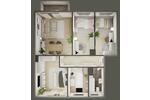 Etagenwohnung Dessau-Roßlau Roßlau - 4 Zimmer, 71 m&sup2;, 505&euro; | Angebot:24976922