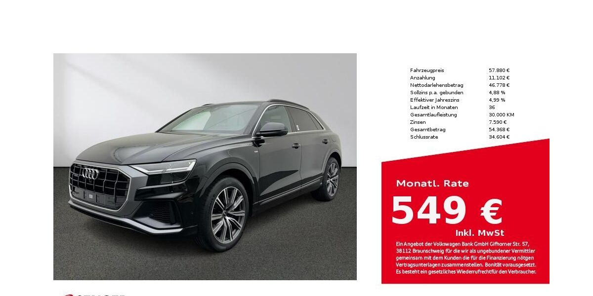 Audi Q8 73.736 km 57.880 &euro; Münster 48153