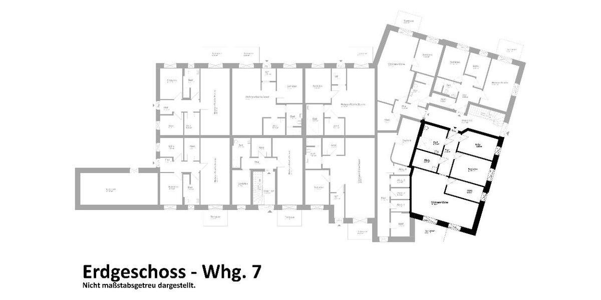 Etagenwohnung Beverstedt - 4 Zimmer, 98 m&sup2;, 1.070&euro; | Angebot:25256235