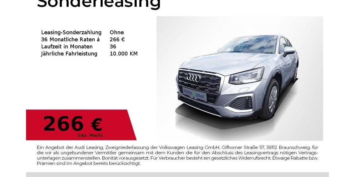 Audi Q2 6.467 km 25.640 &euro; Erlangen 91058