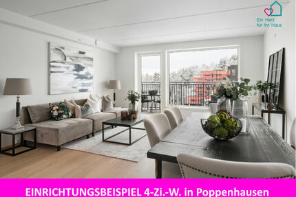 großzügige, moderne 4 Zi. Wohnung in Poppenhausen zu verkaufen