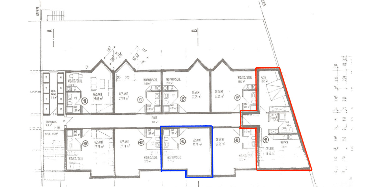 Investor werden - 4 vermietete Wohnungen mit Stellplätzen, KM 16.000?€ p.a., Dudweiler - Saarbrücken - Mehrfamilienhaus, Wohnhaus Saarbrücken Dudweiler | Angebot:25631678