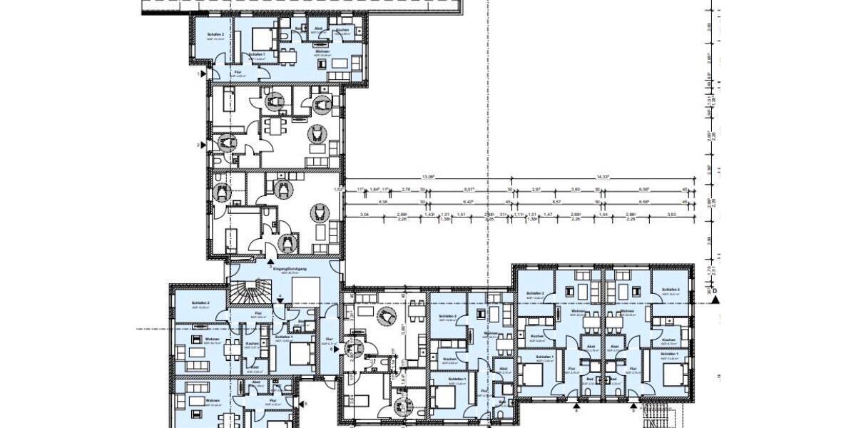 Etagenwohnung Cloppenburg - 3 Zimmer, 70 m&sup2;, 12&euro; | Angebot:26645778