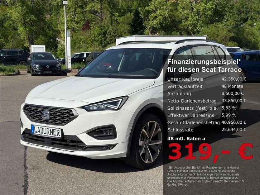 Seat Tarraco 12.900 km 41.380 € Villingen-Schwenningen 78052