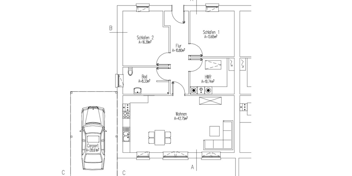 Doppelhaushälfte Lathen - 3 Zimmer, 105 m&sup2;, 1.250&euro; | Angebot:24872009