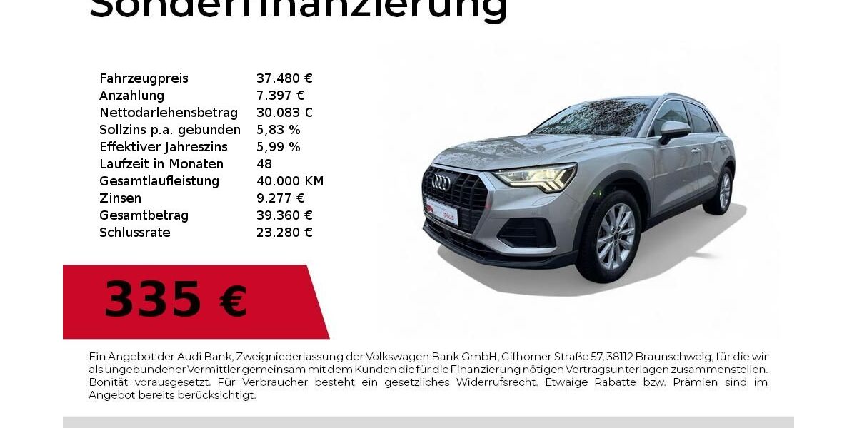 Audi Q3 12.827 km 37.480 &euro; Dessau-Roßlau 06844