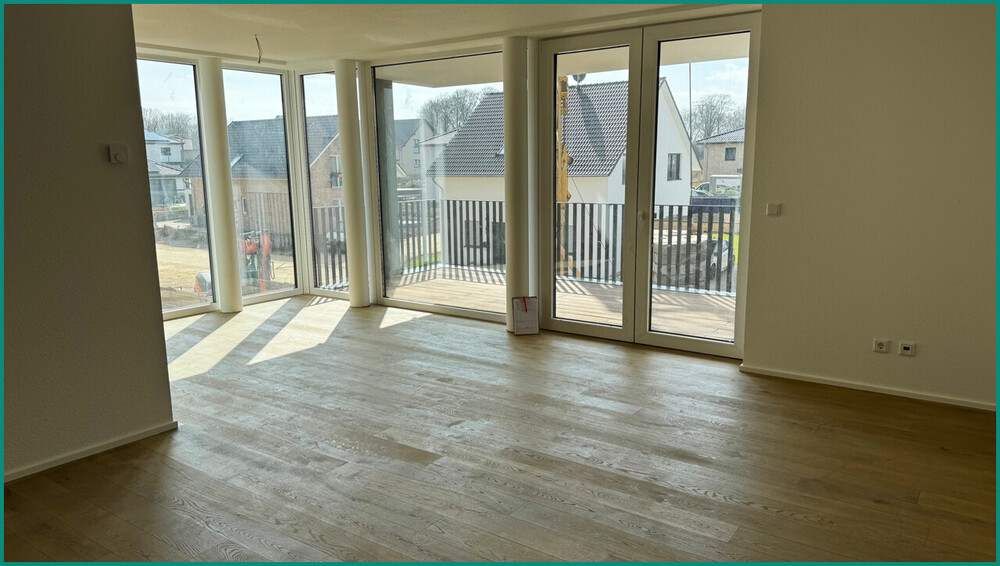 NEUBAU-ERSTBEZUG: MODERNE 3-ZIMMER-WOHNUNG MIT AUFZUG, GROSSEM BALKON UND PKW-STELLPLATZ IN RADEVORM - Etagenwohnung Radevormwald Karthausen | Angebot:26698012