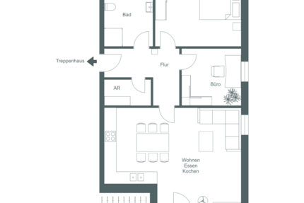 Wohnung zum Mieten in Kastellaun 770 € 73.5 m² 3 zimmer