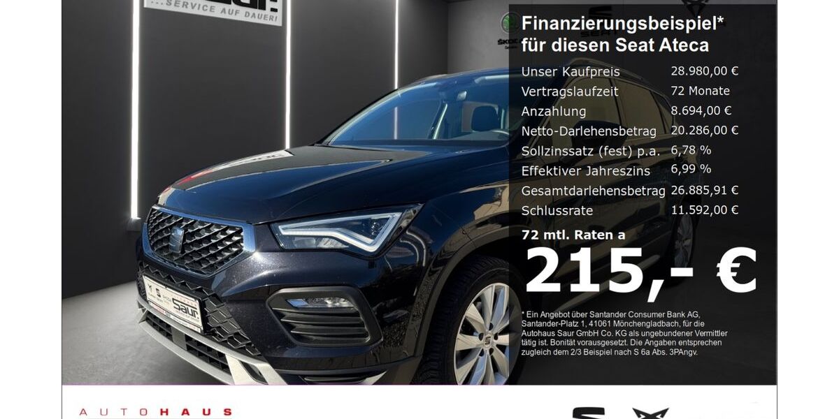 Seat Ateca 42.100 km 28.980 &euro; Ulm 89077