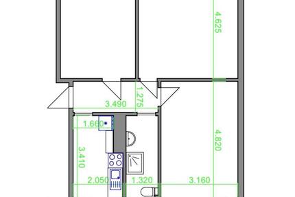 Wohnung Rostock Hansaviertel - 3 Zimmer, 67 m&sup2;, 1.000&euro; | Angebot:25483764