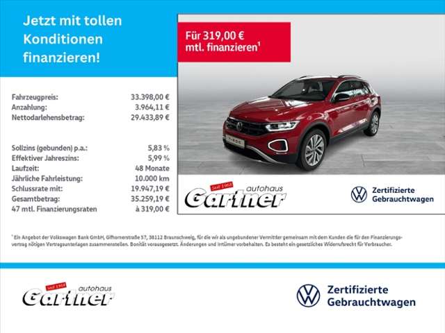 VW T-Roc 6.123 km 33.398 &euro; Eiselfing bei Wasserburg 83549