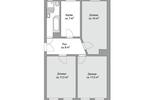 Dachgeschoßwohnung Halle (Saale) Damaschkestraße - 3 Zimmer, 72 m&sup2;, 573&euro; | Angebot:26190606