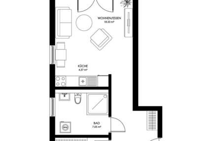 Wohnung Woltersdorf - 2 Zimmer, 51 m&sup2;, 761&euro; | Angebot:26366518