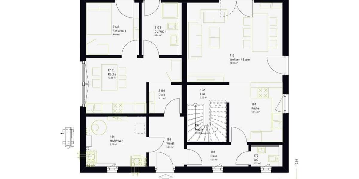 Einfamilienhaus Rottenburg am Neckar Wurmlingen - 5 Zimmer, 180 m&sup2;, 542.519&euro; | Angebot:26886668