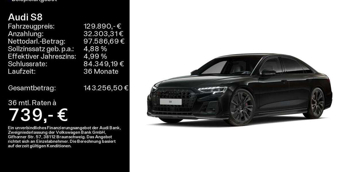 Audi S8 3.306 km 129.890 &euro; Hofheim 65719
