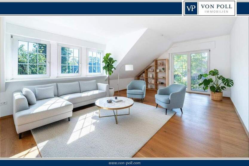 Großzügige 4-Zimmer-DG-Wohnung im Zweifamilienhaus | ruhig wohnen in gewachsener Wohnlage 4 zimmer