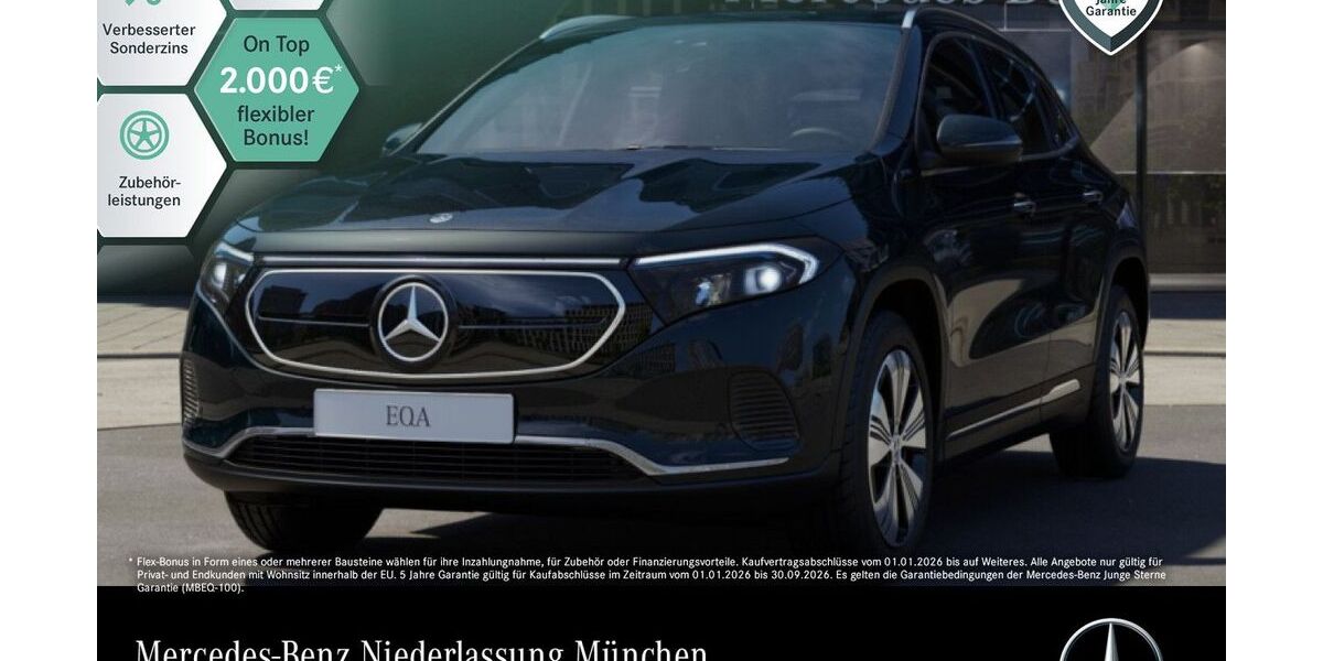 Mercedes-Benz EQA 61.716 km 25.990 &euro; München 80636