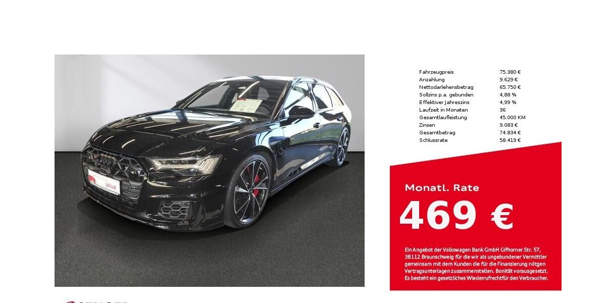Audi S6 19.000 km 75.380 &euro; Lübeck 23556