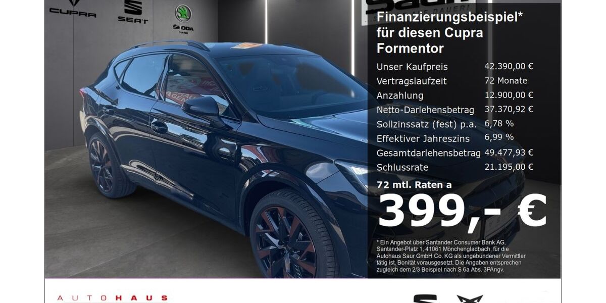 Cupra Formentor 10.600 km 42.390 &euro; Ulm 89077
