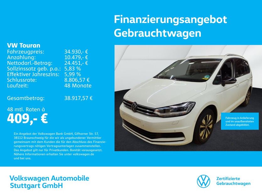 VW Touran 25.220 km 34.930 € Stuttgart-Feuerbach 70469