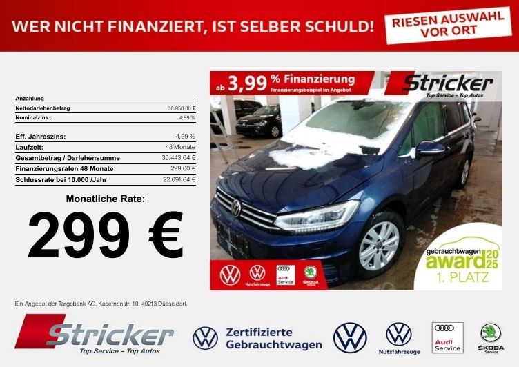 VW Touran 32.692 km 30.949 &euro; Detmold 32760