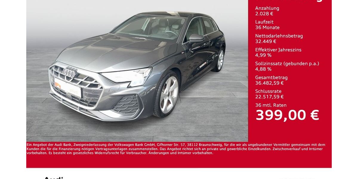 Audi A3 10.047 km 34.477 &euro; Dortmund 44143