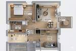 Etagenwohnung Schwandorf - 3 Zimmer, 76 m&sup2;, 249.000&euro; | Angebot:25805867