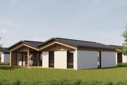Doppelbungalow in Ostseenähe auf dem Gutshof Rakow