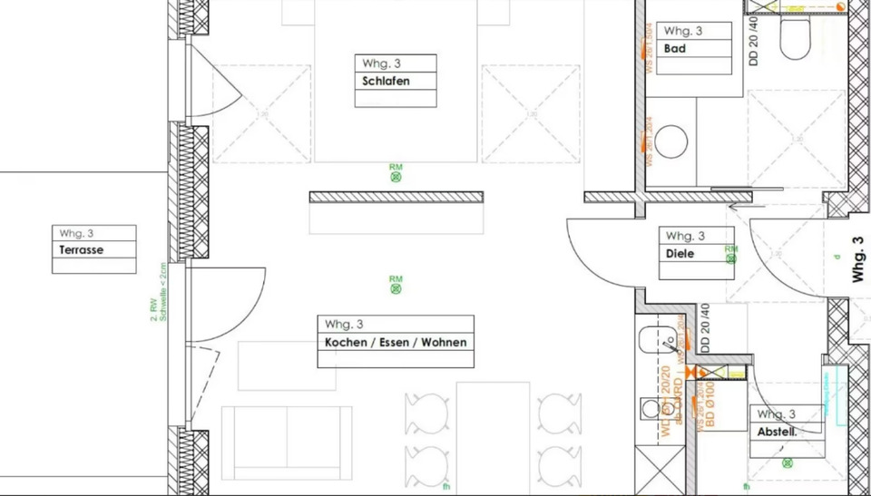 Neubau 1,5 & 2 Zimmer Wohnungen ab sofort, beste Lage, Billerbeck 1.5 zimmer