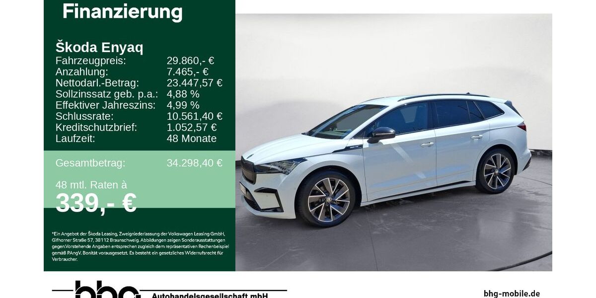 Skoda Enyaq 43.253 km 29.860 &euro; Lörrach 79540
