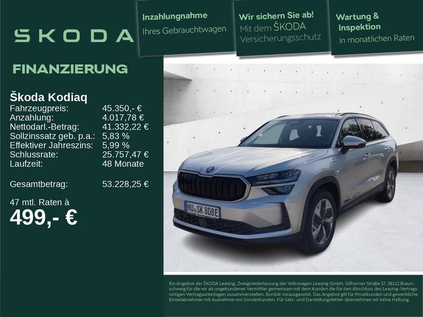 Skoda Kodiaq 8.001 km 45.350 € Neu-Ulm 89231