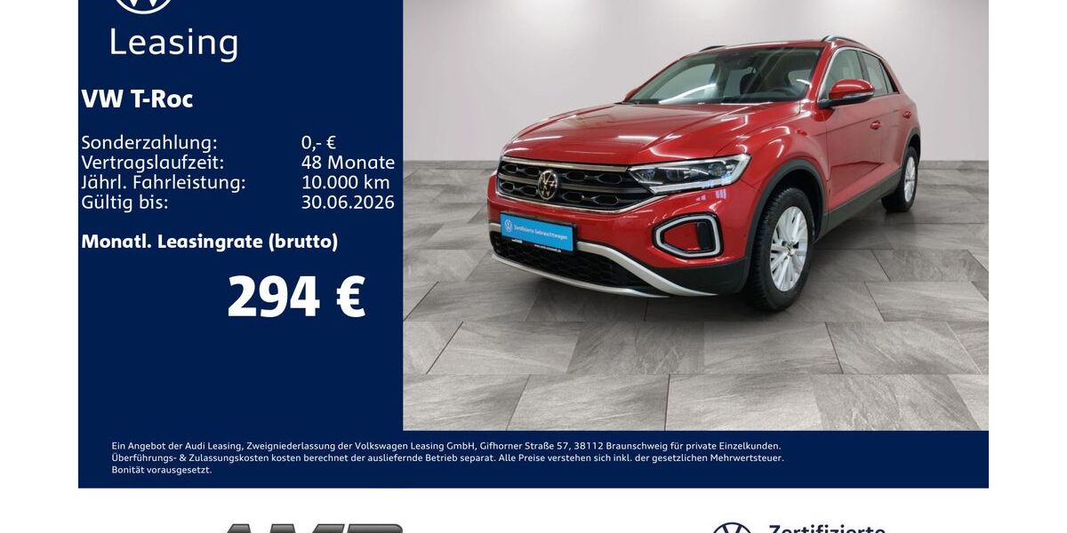 VW T-Roc 15.130 km 27.480 &euro; Borna 04552