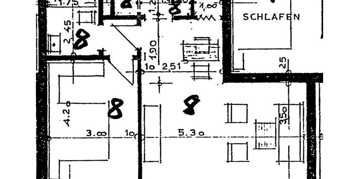 Etagenwohnung Bonn Hardtberg - 2 Zimmer, 45 m&sup2;, 149.000&euro; | Angebot:25931608