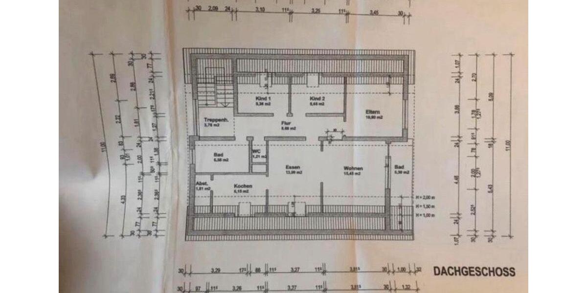 Dachgeschoßwohnung Wittlich - 5 Zimmer, 84 m&sup2;, 700&euro; | Angebot:26567143