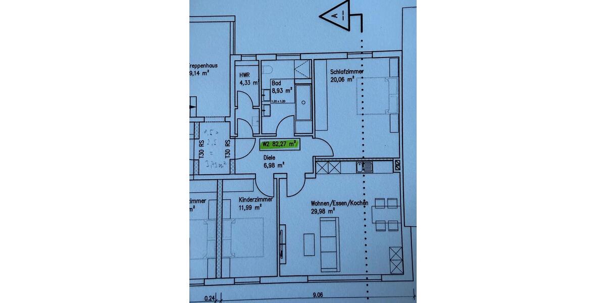 Etagenwohnung Schongau - 3 Zimmer, 82 m&sup2;, 912&euro; | Angebot:26321403