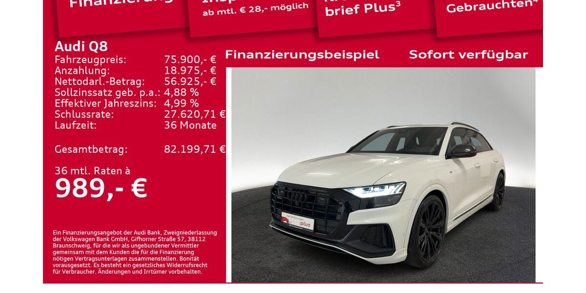 Audi Q8 45.100 km 69.900 &euro; Berlin 12489