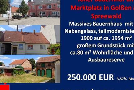 Toller Bauernhof am Marktplatz von Golßen