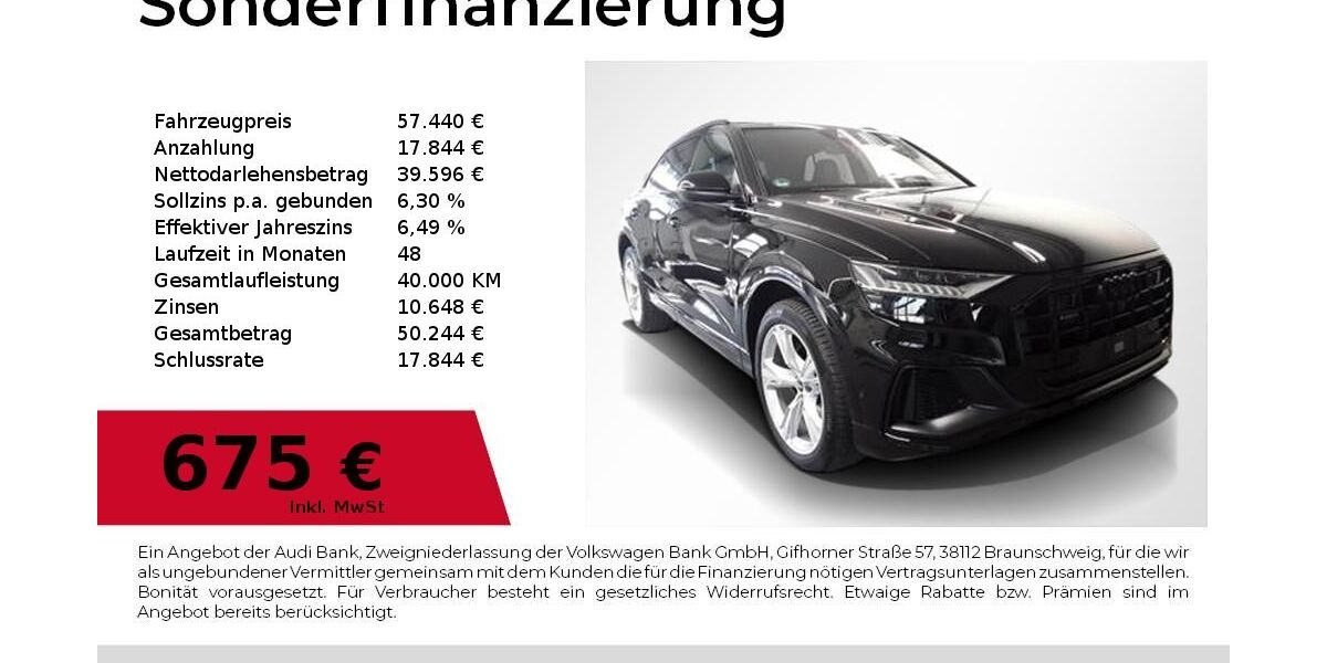 Audi Q8 124.900 km 57.440 &euro; Nürnberg 90411