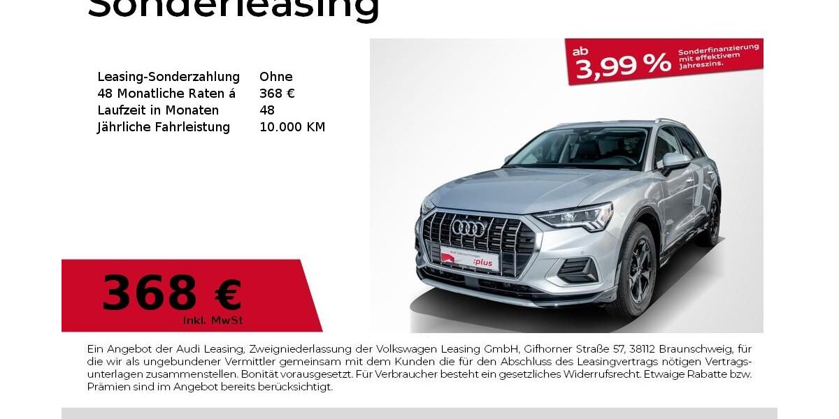 Audi Q3 10.000 km 39.940 &euro; Magdeburg 39126