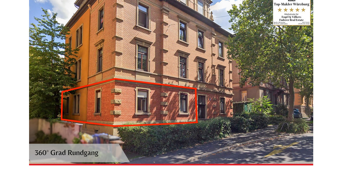 Altbaujuwel in Würzburger Toplage! 2 zimmer