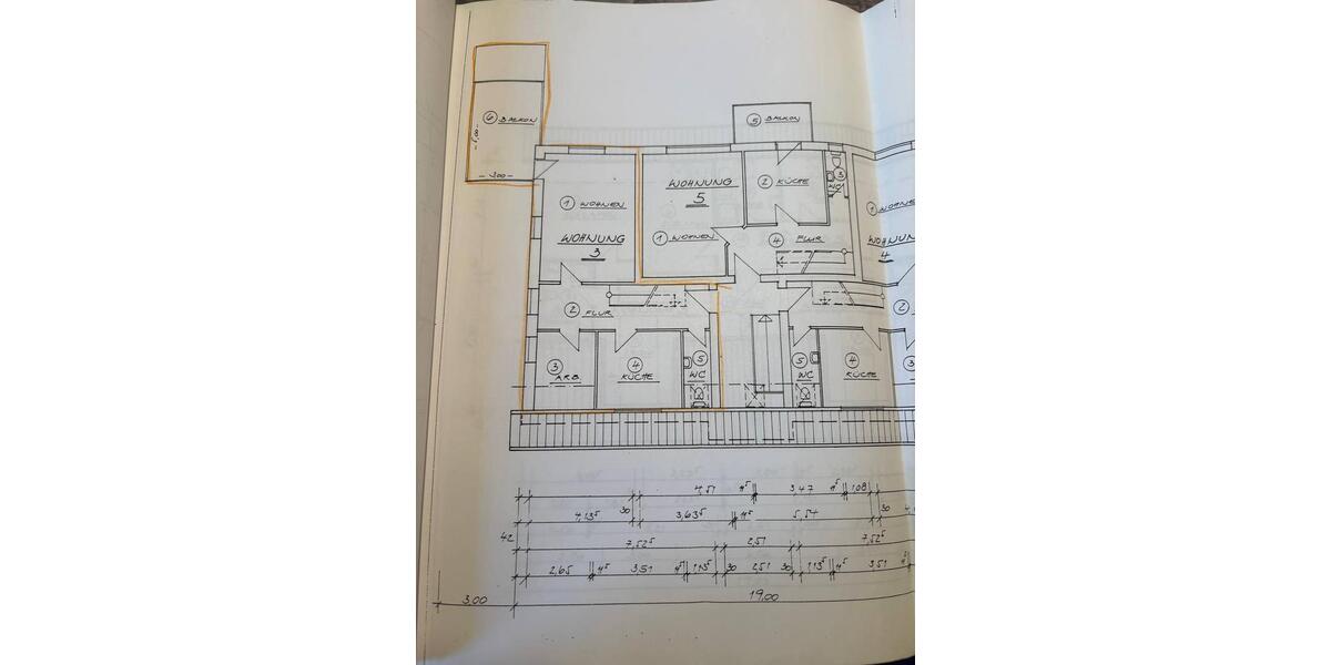 Etagenwohnung Burg (Dithmarschen) - 3 Zimmer, 100 m&sup2;, 215.000&euro; | Angebot:27283756