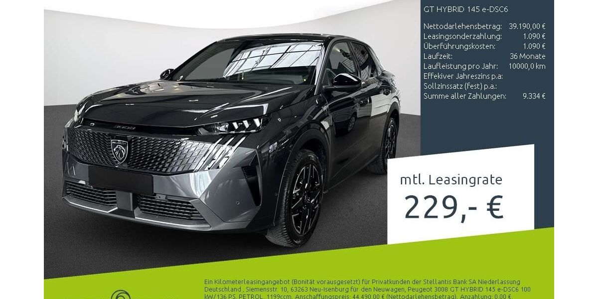 Peugeot 3008 1.500 km 39.190 &euro; Ahaus 48683