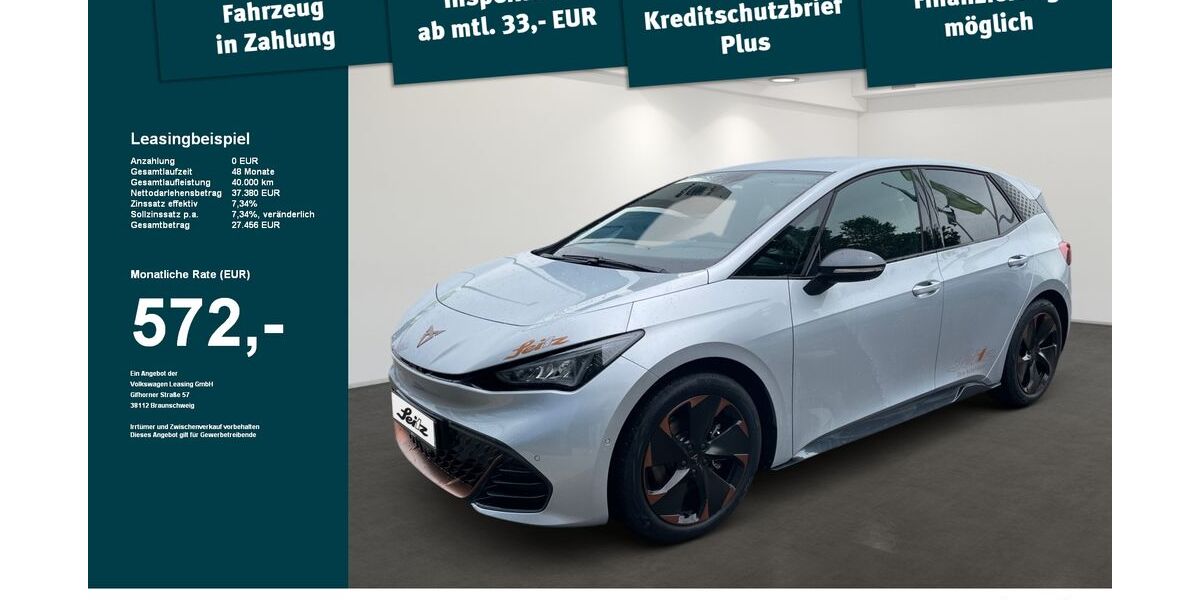 Cupra Born 20.084 km 36.280 &euro; Memmingen 87700